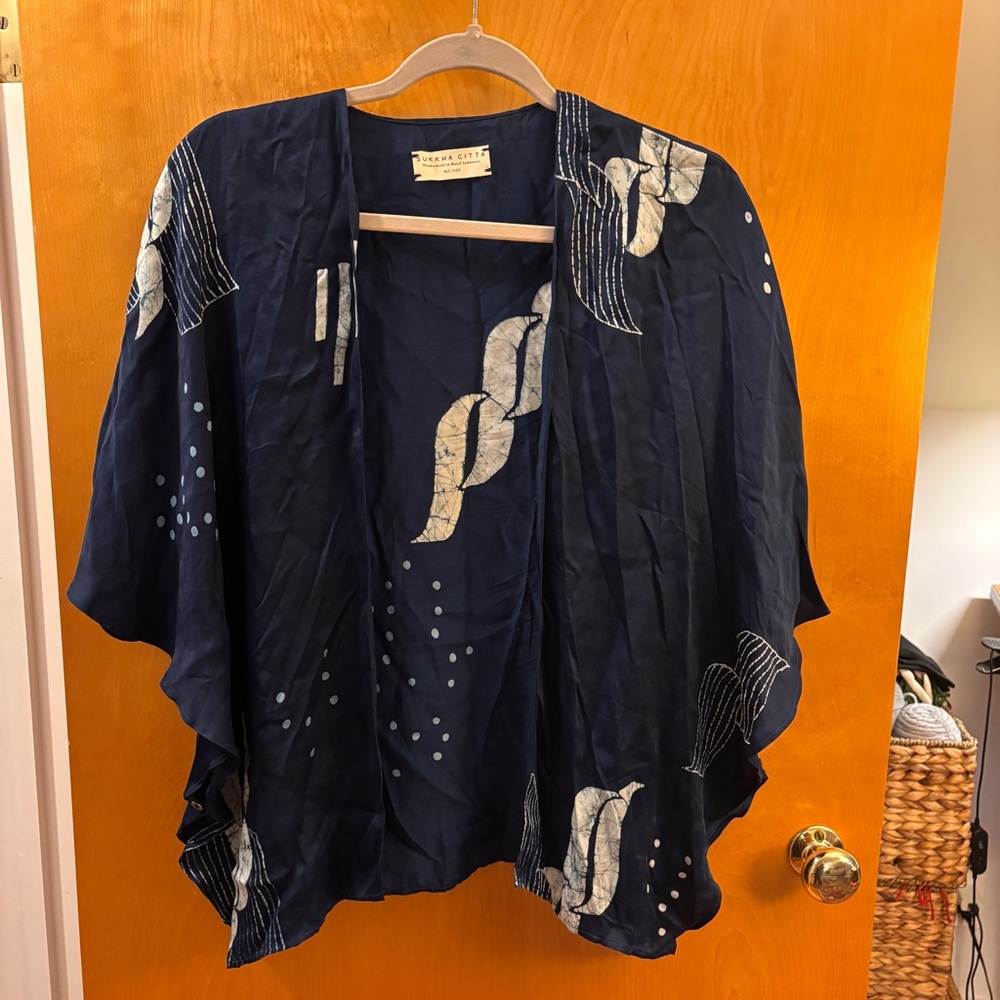 Sukkha citta indigo kimono